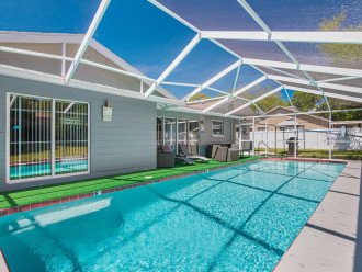 Immaculate heated pool, beautiful trees and a grill you could use while creating wonderful memories with your family and friends in a fully fenced backyard. If you love what you see, send us an inquiry now!