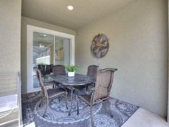 Outdoor dining space