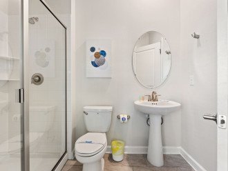 Bathroom with a walk-in shower