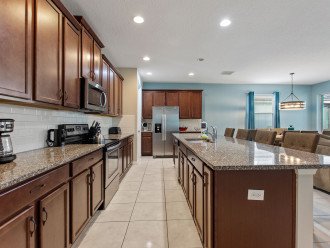 Kitchen with granite counter-top