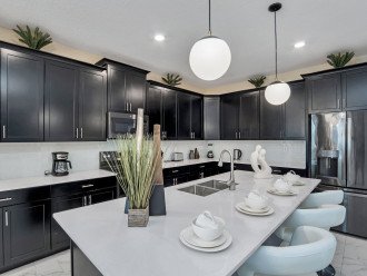 Modernized kitchen with countertop