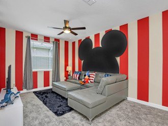 "Mickey mouse" themed- living area