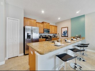 Fully equipped kitchen with a counter-top