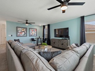 Home is furnished with the most comfortable sectional ever!
