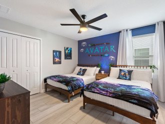 “Avatar” Two full-sized double beds
