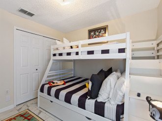 Full-size and twin bed bunk