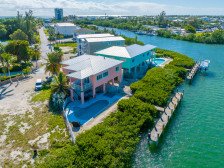 Bayfront Home with Heated Pool and Dock