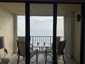 Morning coffee on your private balcony overlooking the Atlantic Ocean