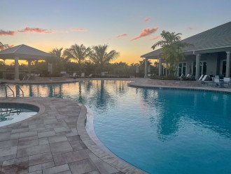Pool at Sunset