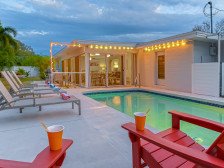 Ocean Sky | Pet Friendly Home in Sarasota w/ Private Heated Pool & Fire Pit!