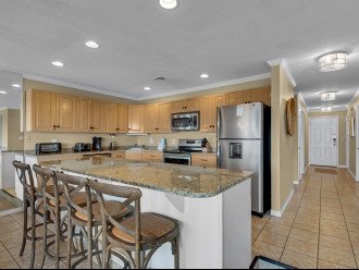 Large Modern Kitchen with Additional Breakfast Bar Seating