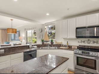 Open kitchen with plenty of counter space