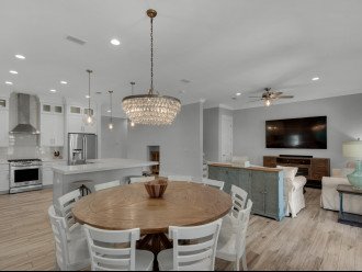 Open Dining, Kitchen and Living Area