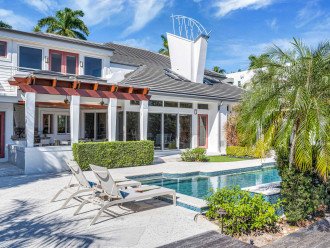 Architectural masterpiece marvellously set on Nurmi Isles with private dock access.