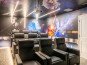 Star Wars Themed Movie Room -- 110" Projector, 9 Movie Theater Seats