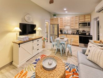 Open Layout Livingroom and Kitchen of Turtle Suite at AMI Beach Lagoon
