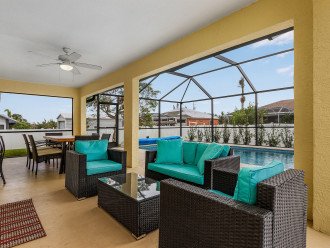 Relax in the lanai with a cup of your favorite morning coffee.