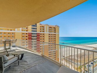 Balcony View with Dining and Lounge Area!
