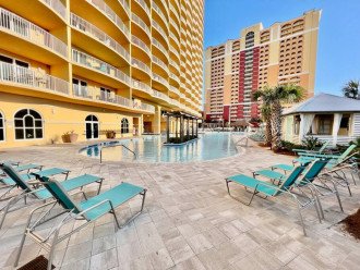 Resort Lounge Area and Cabanas!