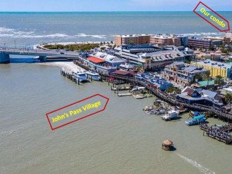 Aerial View of Johns Pass Village