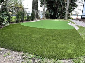 small putting green