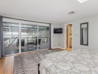 master bedroom view of lake