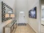 Easy entry area; One step up.