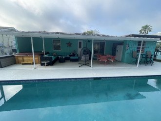 Cute House on Barrier Island, 1/2 block to the Beach! PRIVATE POOL & HOT TUB #24