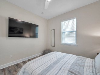 Guest Bedroom #2 with 65" Smart TV
