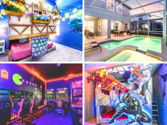 Rapunzel & Avengers HQ/Fun Arcade/Minutes from Disney/Pool&Spa #1