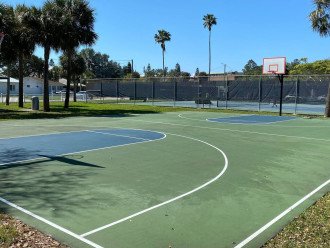 High quality, full basketball court nearby