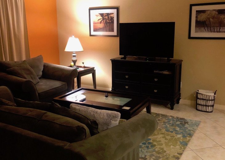 Comfortable living area, with TV with Firestick for access to your favourites.