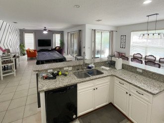 Newly designed Kitchen with clear view to the Entertainment room. Where everyone can gather and feel connected.