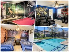 9 Bedroom Champions Gates Vacation Home w/ Games Room & Themed Rooms