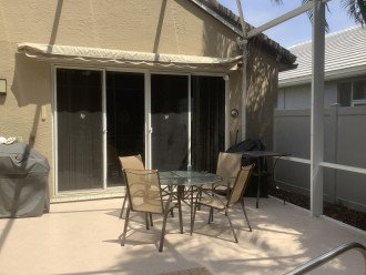sunshade over pool deck, auto open/close