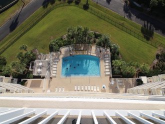 Pool at Terrace, view from balcony