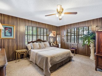 Guest bedroom with lake views