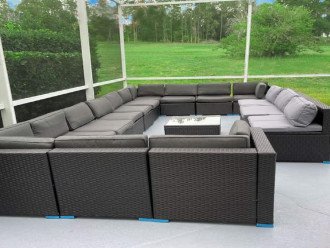 Large outdoor seating