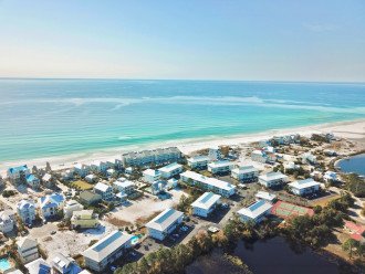 Beachside Villas aerial view