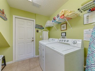 Laundry room with washer and drier
