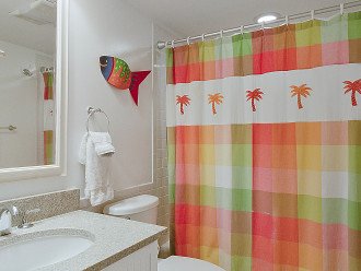 Additional bathroom with bathtub/shower combo