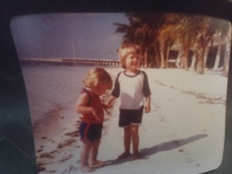 Our Boys, Age 1 and 2 - Long Key Bridge - Where Our Love of the Keys Started