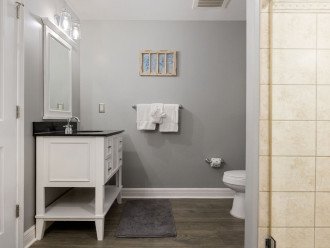 Master Bath offers 2 separate vanity areas.