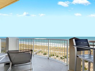Private, spacious balcony with amazing views of the Atlantic.