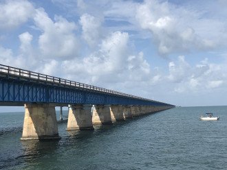 7 Mile Bridge - 10 minute boat ride from home