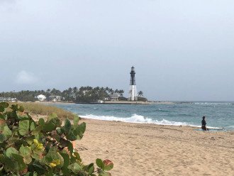 Pompano Beach Lighthouse marks the inlet entrance to the community.
