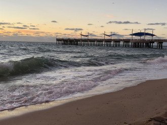 Pompano Beach Pier at sunrise, what a great way to start the day!