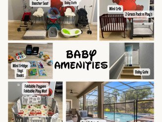 Complimentary baby amenities for your use during your stay!