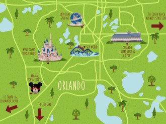 Great Central Location to Orlando's major attractions!