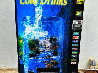 Our Pier Walk vending machine, located in the north east alley of the property. Grab some healthy treats, snacks and cold drinks on your way to the beach. Cash or mobile pay.